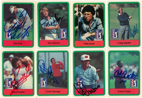 1982 Donruss Golf Signed Near Set (65/66) - Beckett Pre-Cert